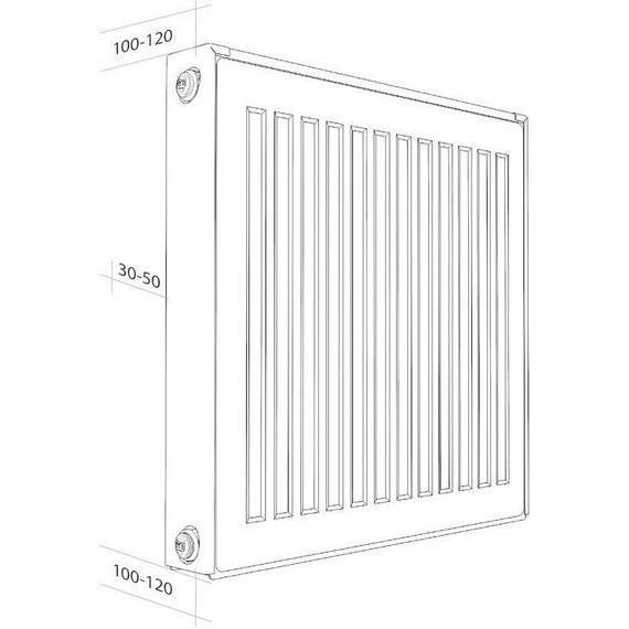 Радиатор Royal Thermo Compact C11-500-1800/9016 1800х500 мм - фото 2
