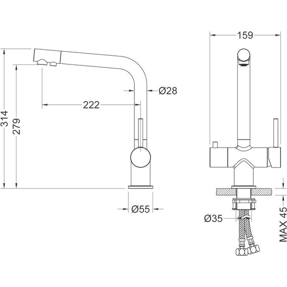 Смеситель для кухни Timo Saona 2396/00F - фото 6