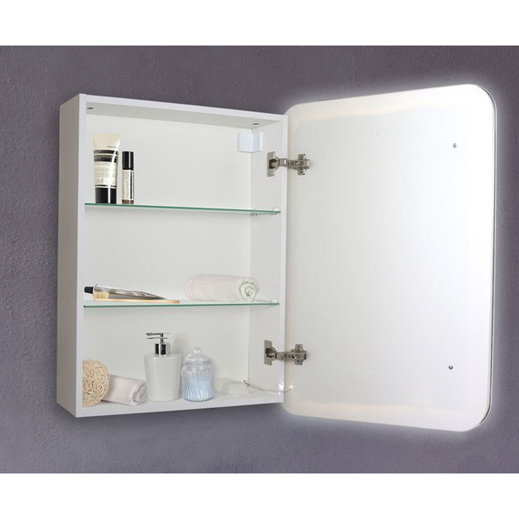 Зеркало-шкаф Azario Фиджи Led 60 см - фото 3