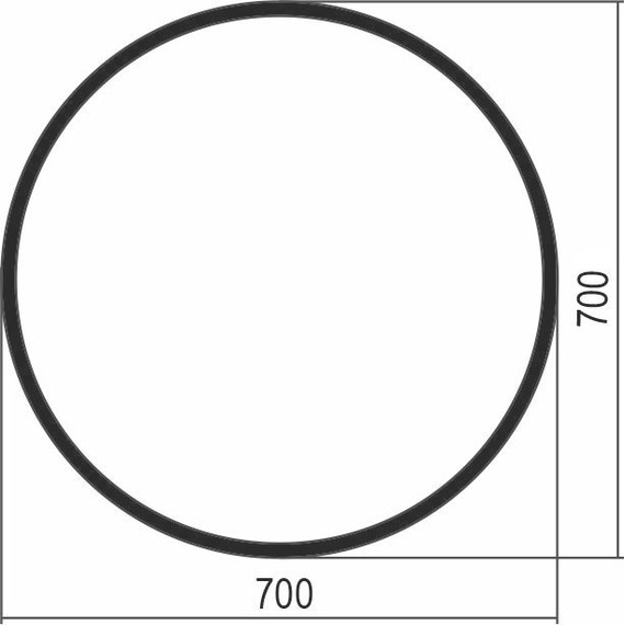 Зеркало Azario Манхэттен-лофт 70 см - фото 4