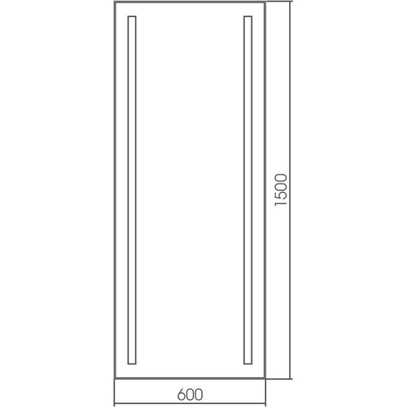 Зеркало Azario Монреаль 60 см с подсветкой, диммером и выключателем-датчиком на движение. - фото 4