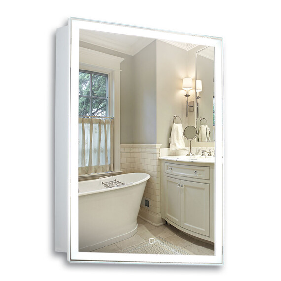 Зеркало-шкаф Azario Киото Led 50 см - фото 