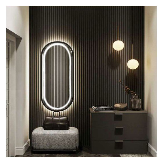 Зеркало Azario Виола-лофт Led 50 см - фото 2