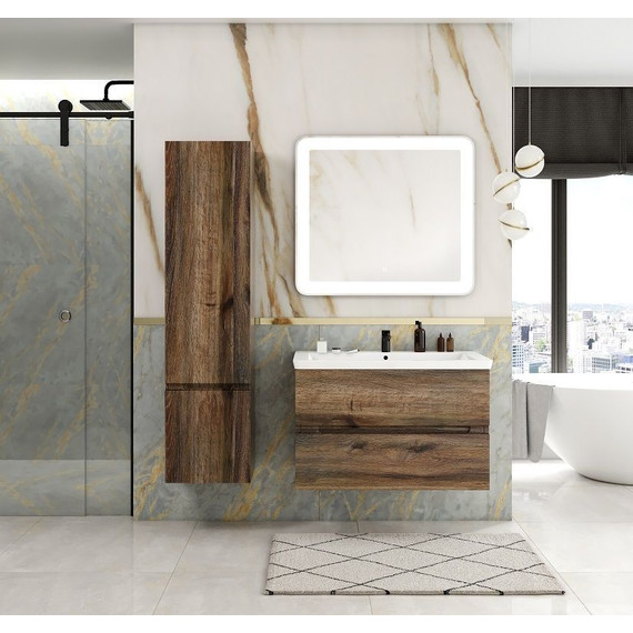 Пенал подвесной Art&Max AM-Techno-1600-AC-SO-LW646-L 40 см, дуб бомонд лофт - фото 2