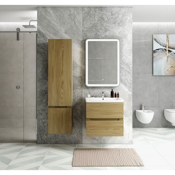 Пенал подвесной Art&Max AM-Techno-1600-AC-SO-LW674-L 40 см, дуб мадейра янтарь - фото 3