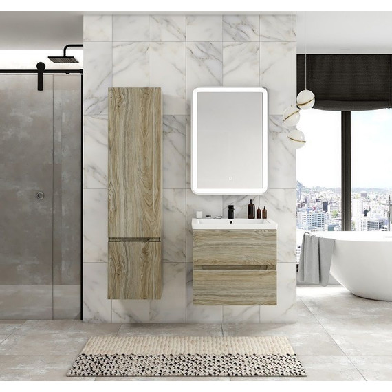 Пенал подвесной Art&Max AM-Techno-1600-AC-SO-LW823-L 40 см, дуб мелфорд - фото 3