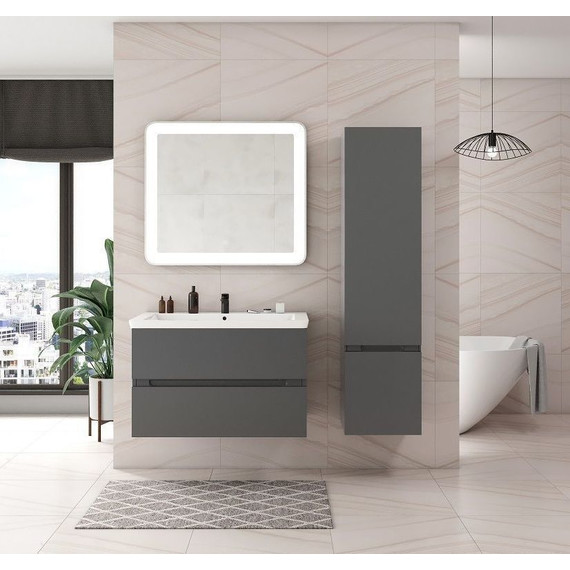 Пенал подвесной Art&Max AM-Techno-1600-AC-SO-ZB815-R 40 см, смоки софт - фото 2