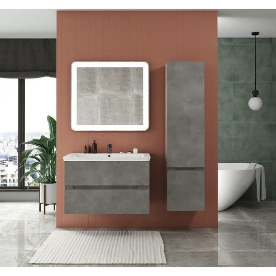 Пенал подвесной Art&Max AM-Techno-1600-AC-SO-FC305-R 40 см, айс какао - фото 2