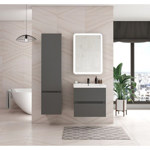 Пенал подвесной Art&Max AM-Techno-1600-AC-SO-ZB815-L 40 см, смоки софт - фото 3