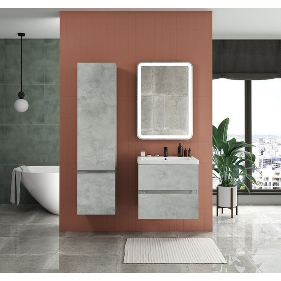 Пенал подвесной Art&Max AM-Techno-1600-AC-SO-LS935-L 40 см, бетон лофт натуральный - фото 2