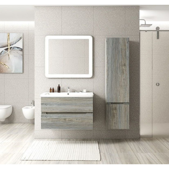 Пенал подвесной Art&Max AM-Techno-1600-AC-SO-LW635-R 40 см, сосна - фото 2