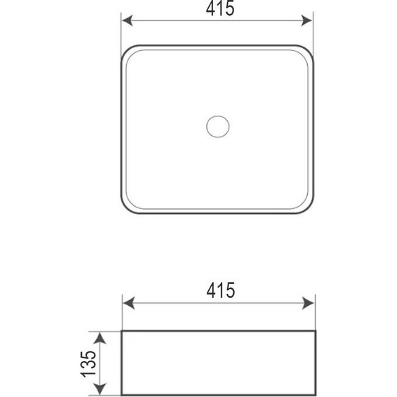 Раковина-чаша Azario 41 см AZ-7050DMB, черный - фото, картинка 3 Раковина-чаша Azario 41 см AZ-7050DMB, черный - фото 3