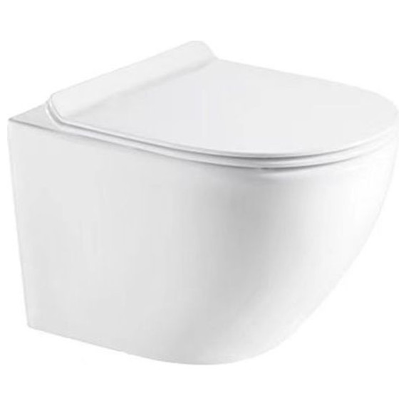 Инсталляция Berges Wasserhaus Novum L3 040213 с подвесным безободковым унитазом Azario Gloria AZ-2003 (кнопка хром глянец) - фото 3