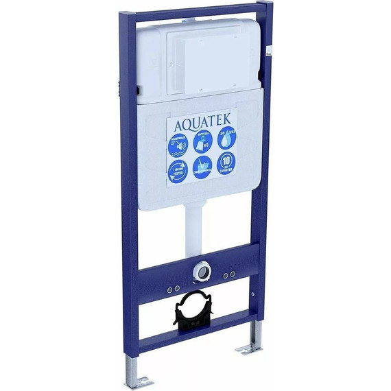 Инсталляция Aquatek Standart 50 INS-0000012 с подвесным безободковым унитазом BelBagno Uno BB3105CHR/SC - фото, картинка 9 Инсталляция Aquatek Standart 50 INS-0000012 с подвесным безободковым унитазом BelBagno Uno BB3105CHR/SC - фото 9