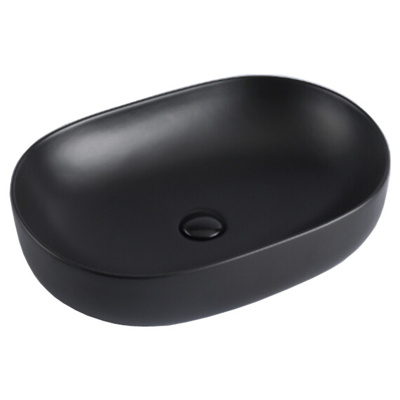 Раковина-чаша Azario 60 см AZ-2196MDH, графит матовый - фото 