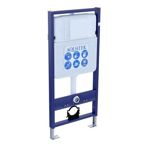 Инсталляция Aquatek Standart 50 INS-0000012 с подвесным унитазом Cezares Stylus CZR-513-TH-R - фото 4