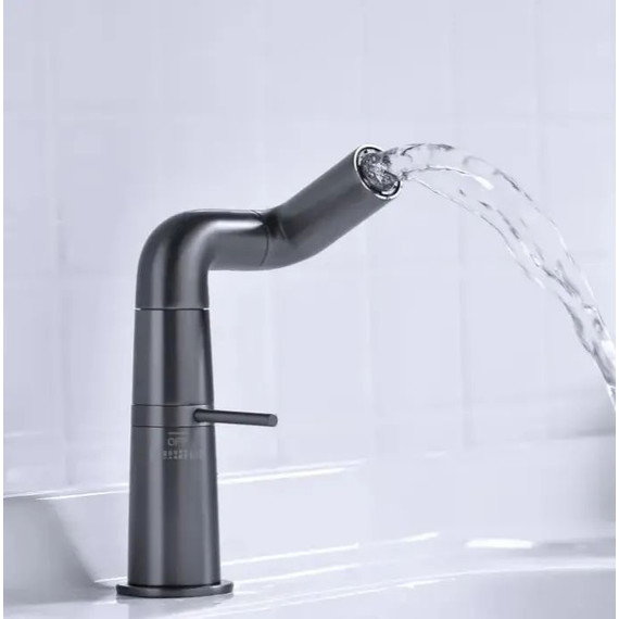 Смеситель для раковины Haiba HB10813-3, графит - фото 4