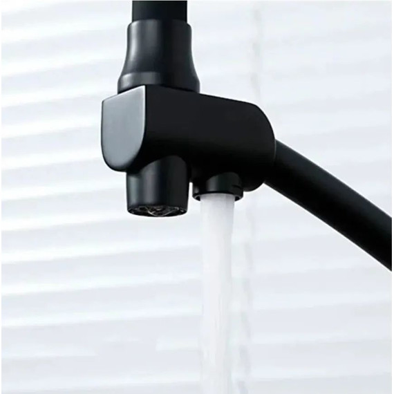 Смеситель для кухни Haiba HB76855-7, чёрный матовый - фото, картинка 4 Смеситель для кухни Haiba HB76855-7, чёрный матовый - фото 4