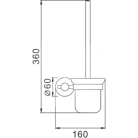 Ёршик для унитаза Haiba HB8310 - фото 2