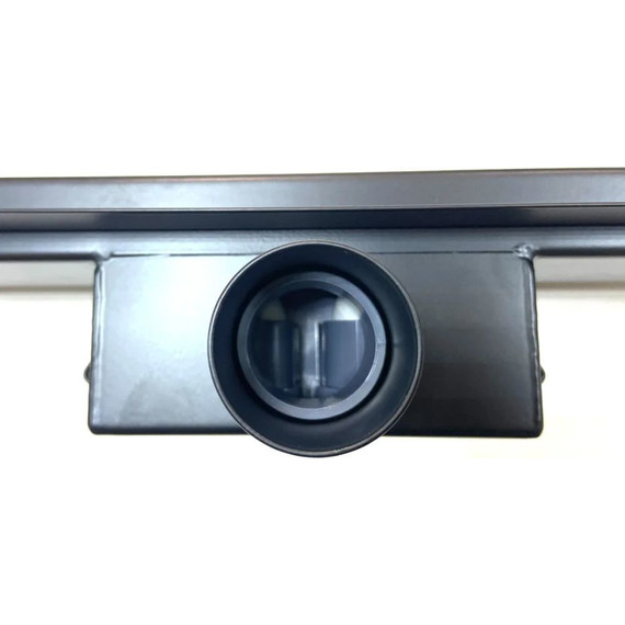 Трап Haiba 80 см HB93800-7, нержавеющая сталь, чёрный матовый - фото 4