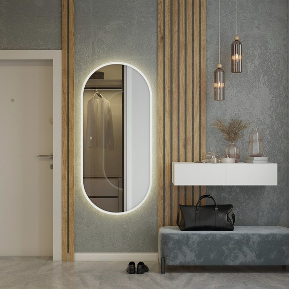 Зеркало Art&Max Bari Led 150 см AM-Bar-700-1500-DS-C-White - фото 2