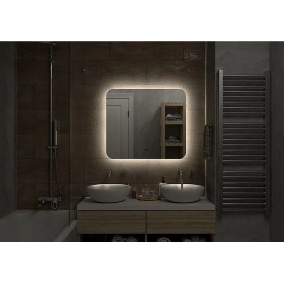 Зеркало Art&Max Ravenna Led 80 см AM-Rav-800-700-DS-F - фото 3