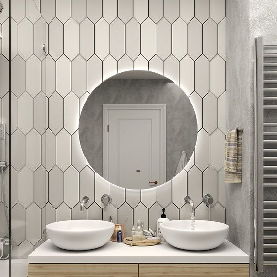 Зеркало Art&Max Sanremo Led 100 см AM-San-1000-DS-F - фото 3