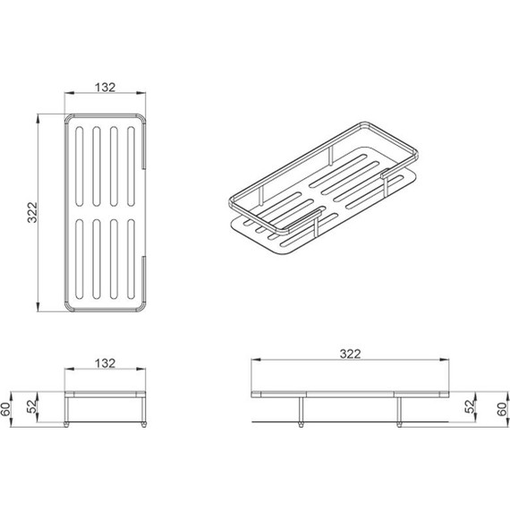 Полка Azario AZ-835 - фото, картинка 2 Полка Azario AZ-835 - фото 2