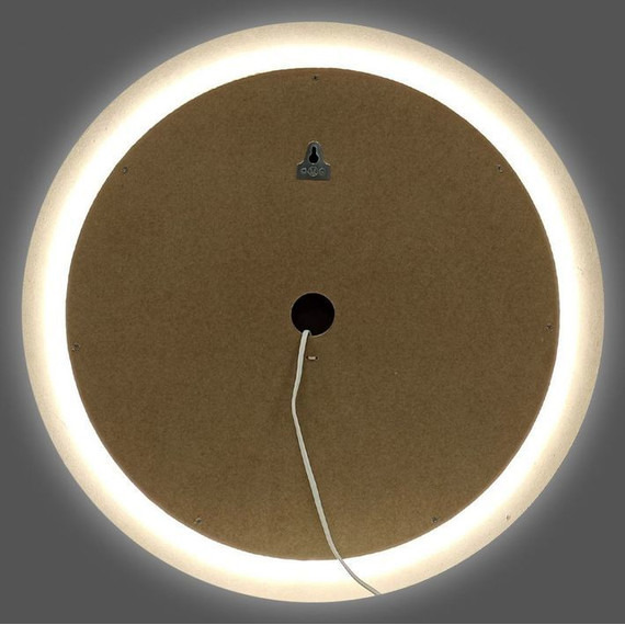 Зеркало Art&Max Napoli Led 60 см AM-Nap-600-DS-F, черный матовый - фото 10