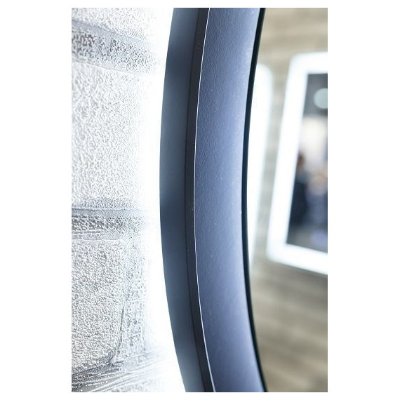 Зеркало Art&Max Napoli Led 100 см AM-Nap-1000-DS-F, черный матовый - фото 17