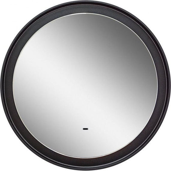 Зеркало Art&Max Napoli Led 100 см AM-Nap-1000-DS-F, черный матовый - фото 