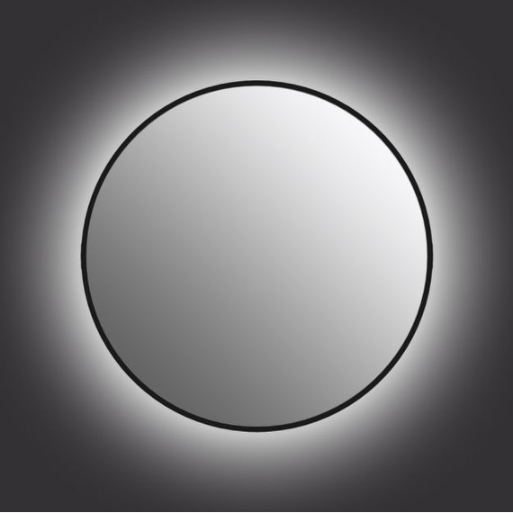 Зеркало Cersanit Eclipse Smart Led 100 см 64149, черный - фото, картинка 2 Зеркало Cersanit Eclipse Smart Led 100 см 64149, черный - фото 2