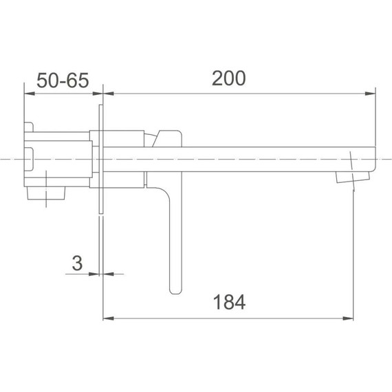 Смеситель для раковины настенный Gappo Futura G1017-12, белый/хром - фото 8