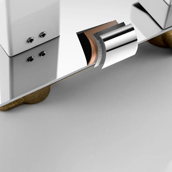 Смеситель для раковины настенный Gappo Futura G1017-12, белый/хром - фото 5