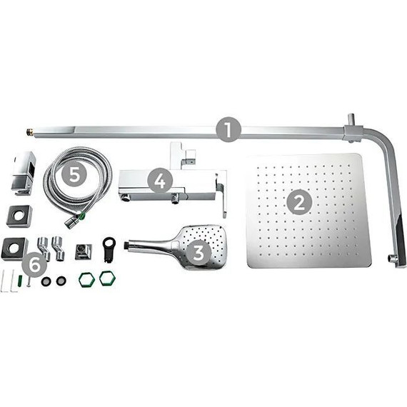 Душевая стойка со смесителем Gappo G2418-1 - фото 2