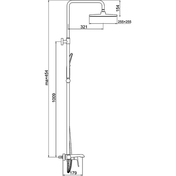 Душевая стойка Gappo G2450-8 - фото, картинка 13 Душевая стойка Gappo G2450-8 - фото 13