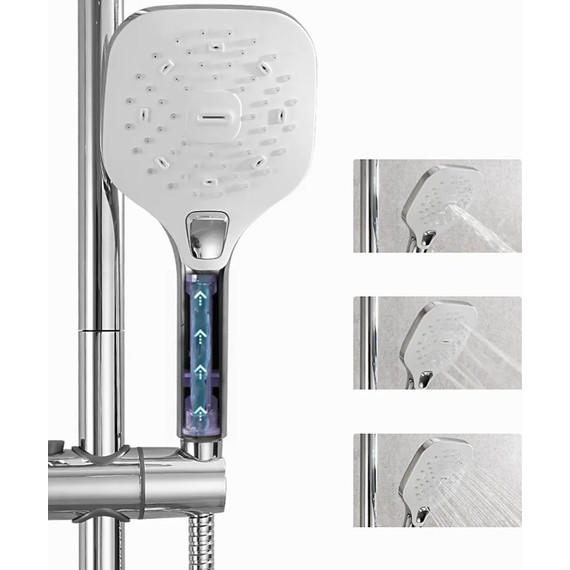 Душевая стойка Gappo G2450-8 - фото, картинка 7 Душевая стойка Gappo G2450-8 - фото 7