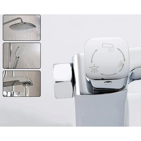 Душевая стойка Gappo G2450-8 - фото, картинка 6 Душевая стойка Gappo G2450-8 - фото 6