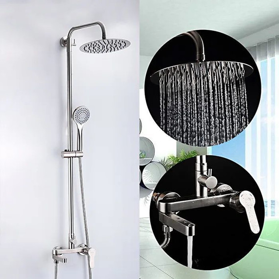 Душевая стойка Gappo G2499-30, сатин - фото, картинка 2 Душевая стойка Gappo G2499-30, сатин - фото 2