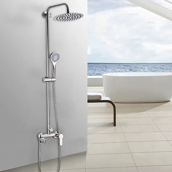 Душевая стойка Gappo G2499-30, сатин - фото, картинка 9 Душевая стойка Gappo G2499-30, сатин - фото 9