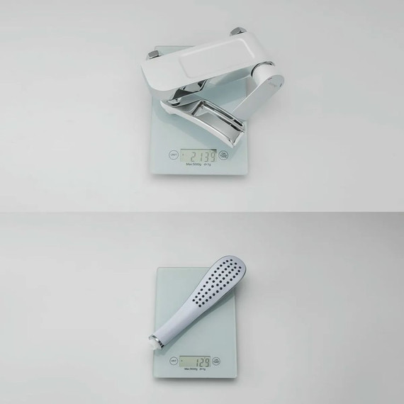 Смеситель для ванны Gappo G3248-8, белый/хром - фото 8