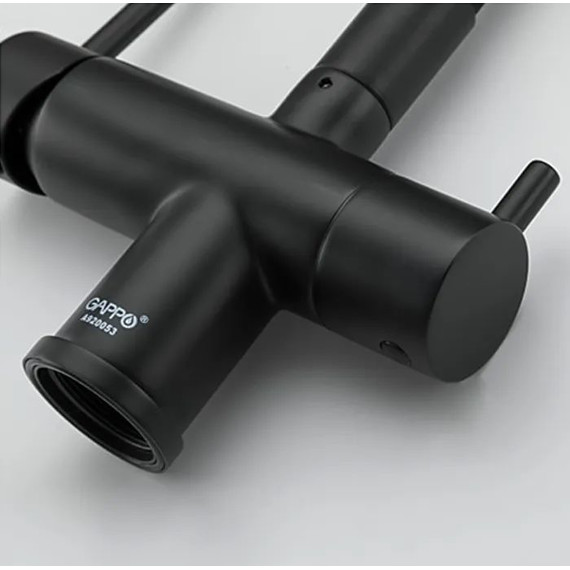 Смеситель для кухни Gappo G4398-36, черный - фото 7