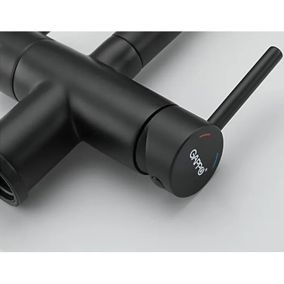 Смеситель для кухни Gappo G4398-36, черный - фото 6