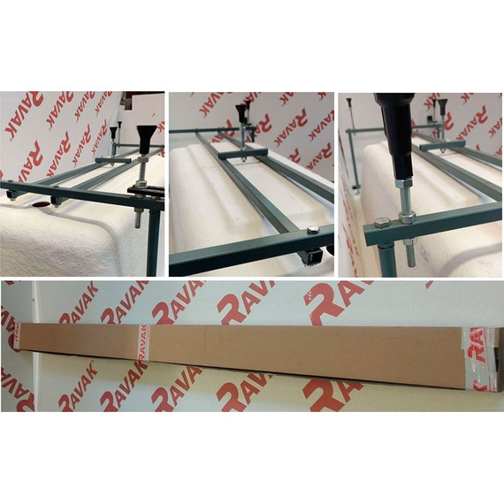 Опора для ванны универсальная усиленная Ravak Domino Plus 150/160/170 см - фото, картинка 2 Опора для ванны универсальная усиленная Ravak Domino Plus 150/160/170 см - фото 2