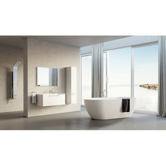 Ванна отдельностоящая Ravak Freedom O 169х80 см XC00100032 (чёрный слив) - фото, картинка 10 Ванна отдельностоящая Ravak Freedom O 169х80 см XC00100032 (чёрный слив) - фото 10