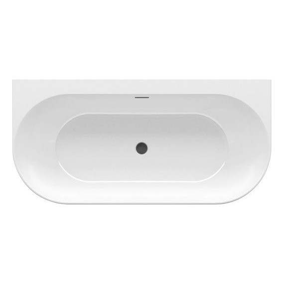 Ванна акриловая Ravak Freedom W 166х80 см XC00100033 (чёрный слив), Размер - мм: 1650х800 - фото 