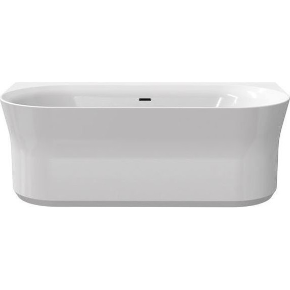 Ванна акриловая Ravak Ypsilon Wall 178х86 см XC00100035 (чёрный слив) - фото 2