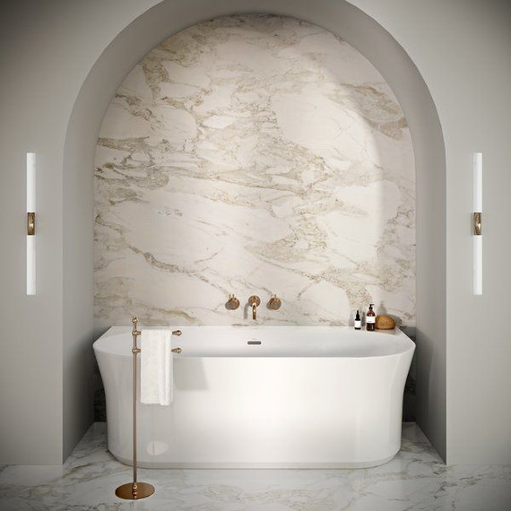 Ванна акриловая Ravak Ypsilon Wall 178х86 см XC00100035 (чёрный слив) - фото 5