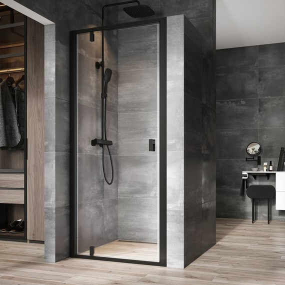 Душевая дверь Ravak Nexty NDOP1 80 см 03O40300Z1, чёрный/прозрачное - фото 