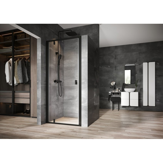 Душевая дверь Ravak Nexty NDOP1 80 см 03O40300Z1, чёрный/прозрачное - фото 2